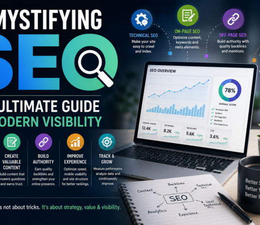 Demystifying SEO: The Ultimate Guide to Modern Visibility Demystifying SEO: The Ultimate Guide to Modern Visibility
