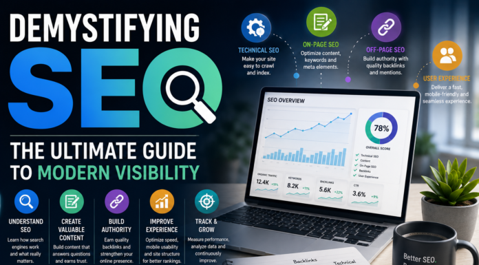 Demystifying SEO: The Ultimate Guide to Modern Visibility Demystifying SEO: The Ultimate Guide to Modern Visibility