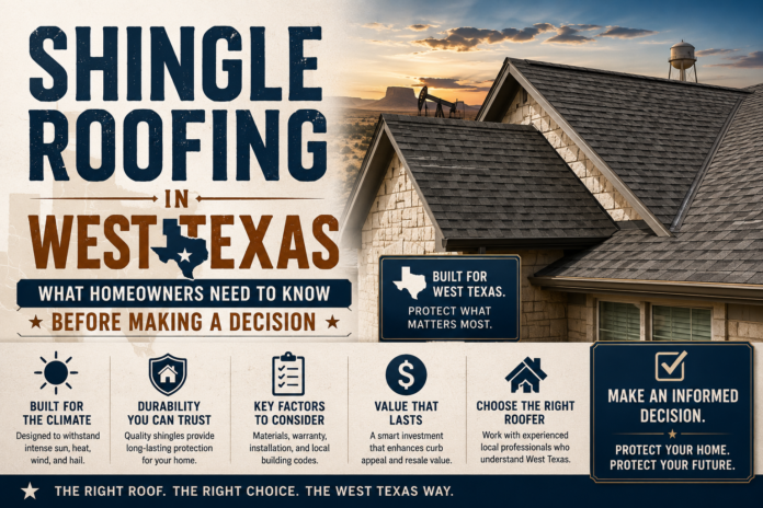 Shingle Roofing in West Texas
