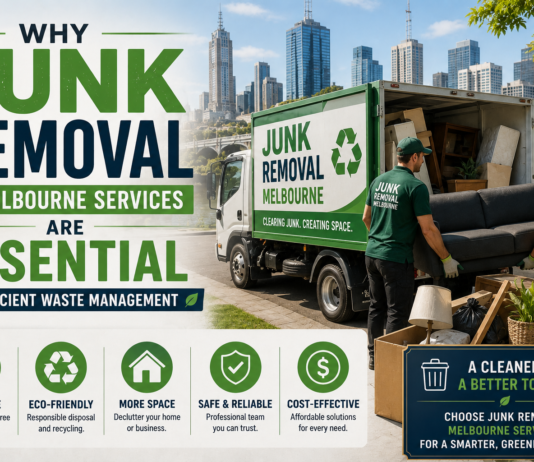 Why Junk Removal Melbourne Services Are Essential For Efficient Waste Management