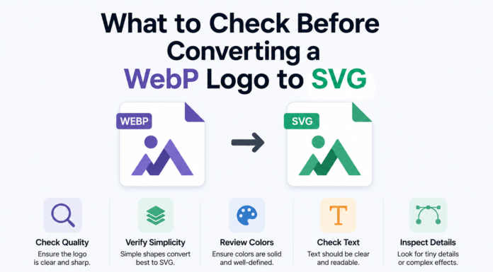 What to Check Before Converting a WebP Logo to SVG WebP Logo to SVG