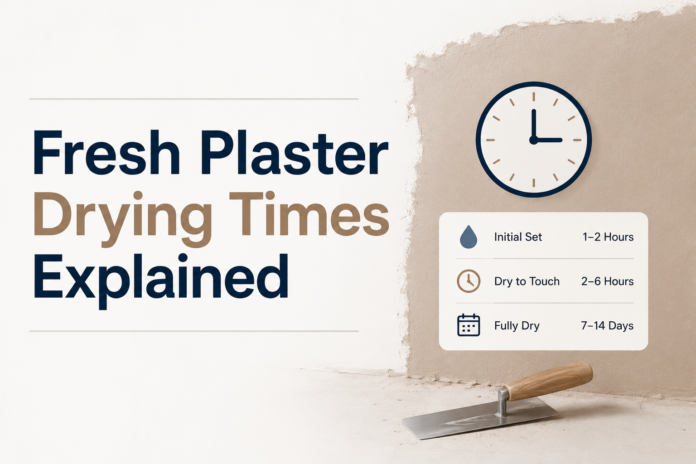 Fresh Plaster Drying Times Explained