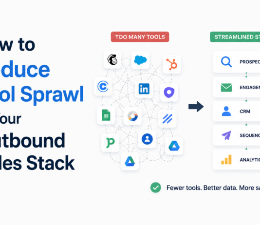 How to Reduce Tool Sprawl in Your Outbound Sales Stack Tool Sprawl in Your Outbound Sales Stack