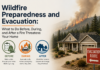 Wildfire Preparedness and Evacuation: What to Do Before, During, and After a Fire Threatens Your Home Wildfire Preparedness and Evacuation