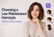 Choosing a Low-Maintenance Hairstyle With AI Article Content Hairstyle With AI Article Content