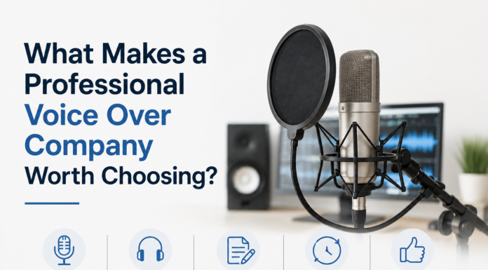 What Makes a Professional Voice Over Company Worth Choosing? Professional Voice Over