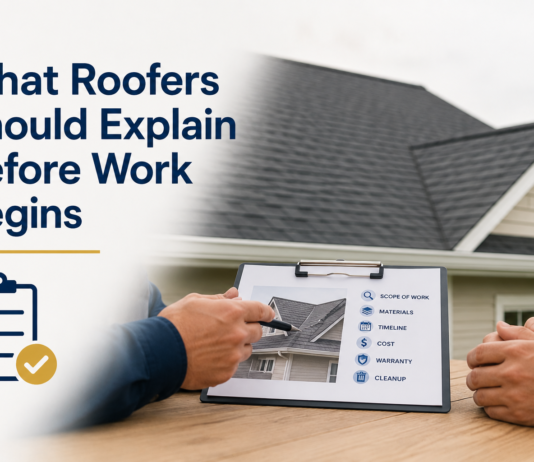 What Roofers Should Explain Before Work Begins Roofers