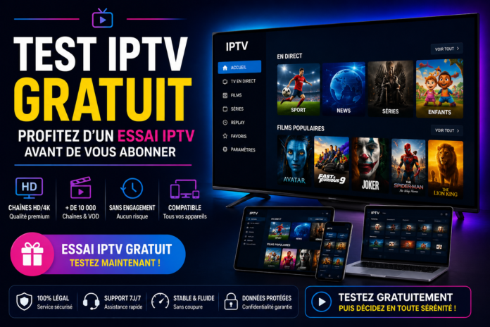 Test IPTV Gratuit