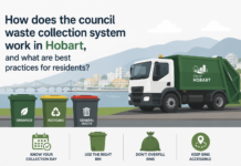 How does the council waste collection system work in Hobart, and what are best practices for residents? waste collection system work in Hobart