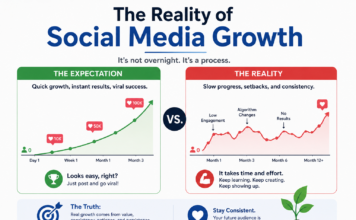 The Reality of Social Media Growth Social Media Growth
