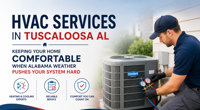 HVAC Services in Tuscaloosa AL: Keeping Your Home Comfortable When Alabama Weather Pushes Your System Hard HVAC Services in Tuscaloosa AL