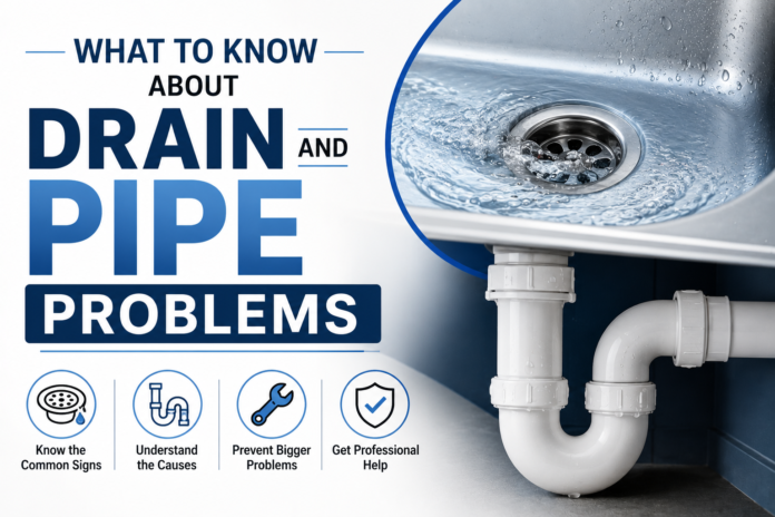 image Drain and Pipe Problems
