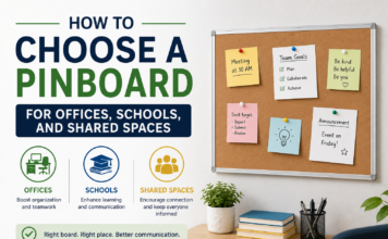 How to Choose a Pinboard for Offices, Schools, and Shared Spaces Choose a Pinboard