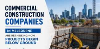 Commercial Construction Companies in Melbourne Are Rethinking How Projects Begin Below Ground Commercial Construction Companies in Melbourne