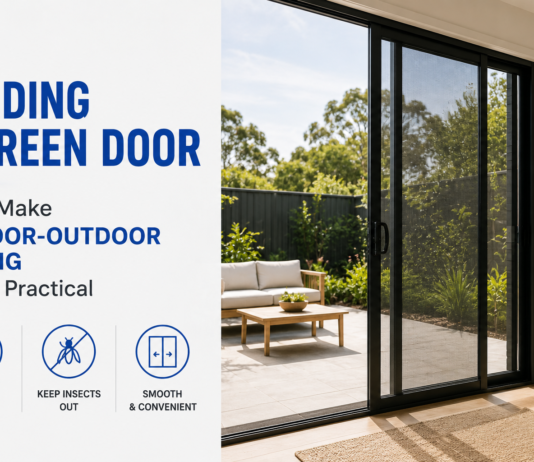 A Sliding Screen Door Can Make Indoor-Outdoor Living More Practical Sliding Screen Door