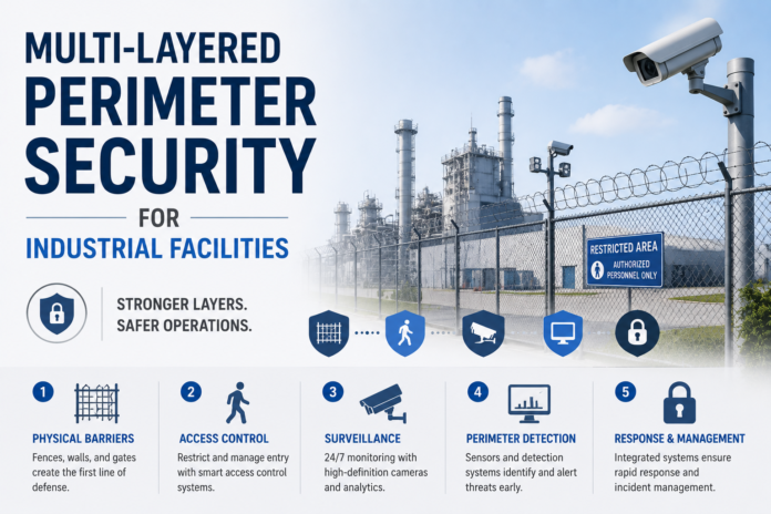 image Multi-Layered Perimeter Security for Industrial Facilities