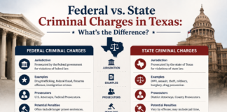 Federal vs State Criminal Charges in Texas: What’s the Difference? Federal vs State Criminal Charges in Texas