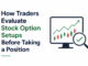 How Traders Evaluate Stock Option Setups Before Taking a Position How Traders Evaluate Stock Option Setups