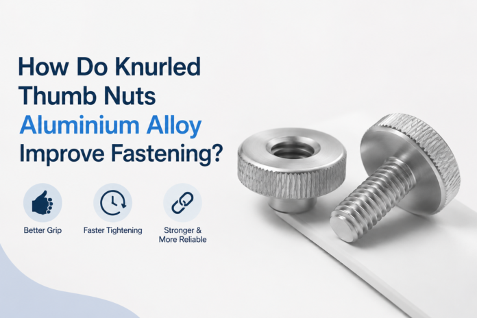 Knurled Thumb Nuts Aluminium Alloy