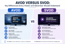 AVOD Versus SVOD: Key Differences Every Viewer and Advertiser Should Understand AVOD Versus SVOD