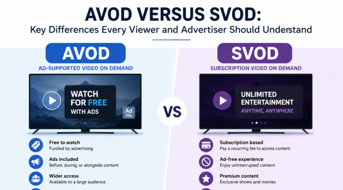 AVOD Versus SVOD: Key Differences Every Viewer and Advertiser Should Understand AVOD Versus SVOD