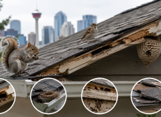Squirrels, Birds and Wasps on Your Calgary Roof: What They Damage and How to Fix It Right Calgary Roof