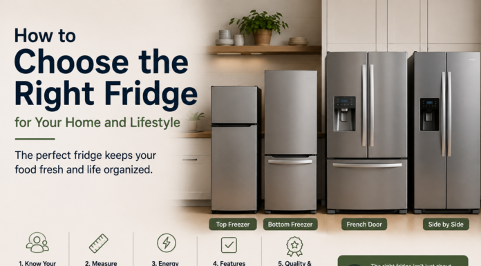 How to Choose the Right Fridge for Your Home and Lifestyle Choose the Right Fridge