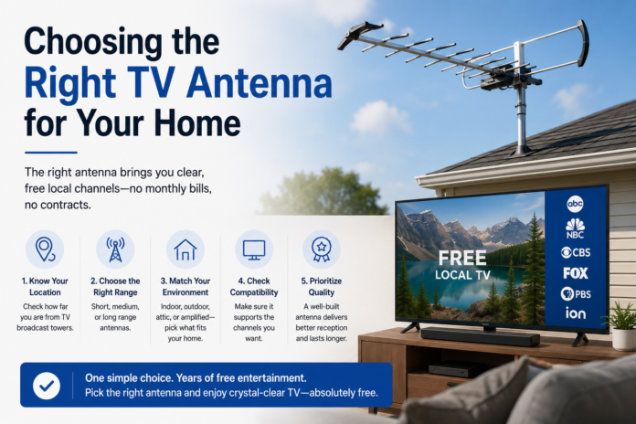 image Choosing the Right TV Antenna for Your Home