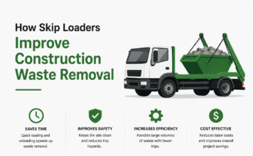 How Skip Loaders Improve Construction Waste Removal Loaders Improve Construction Waste Removal