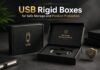 USB Rigid Boxes for Safe Storage and Product Protection USB Rigid Boxes