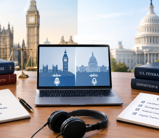 Court Reporting in the UK vs the US: What International Legal Teams Need to Know Court Reporting in the UK vs the US
