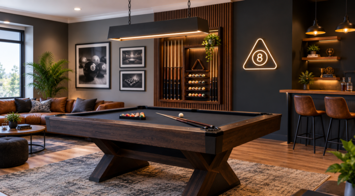 Creative Pool Table Decor Ideas That Redefine Game Rooms Creative Pool Table Decor Ideas