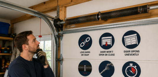 Signs You Need a New Garage Door Spring New Garage Door Spring