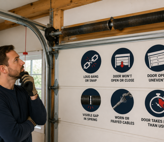 Signs You Need a New Garage Door Spring New Garage Door Spring