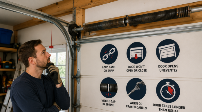 Signs You Need a New Garage Door Spring New Garage Door Spring