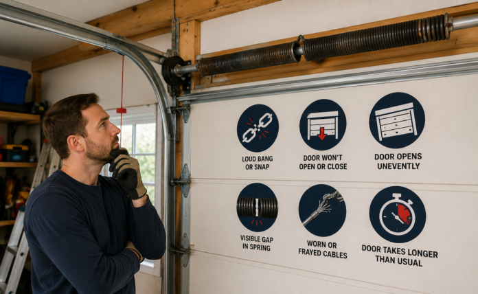 image New Garage Door Spring