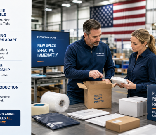 What Happens When Production Changes Overnight? How Packaging Suppliers Help U.S. Manufacturers Adapt Packaging Suppliers Help U.S. Manufacturers
