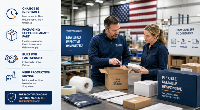 What Happens When Production Changes Overnight? How Packaging Suppliers Help U.S. Manufacturers Adapt Packaging Suppliers Help U.S. Manufacturers