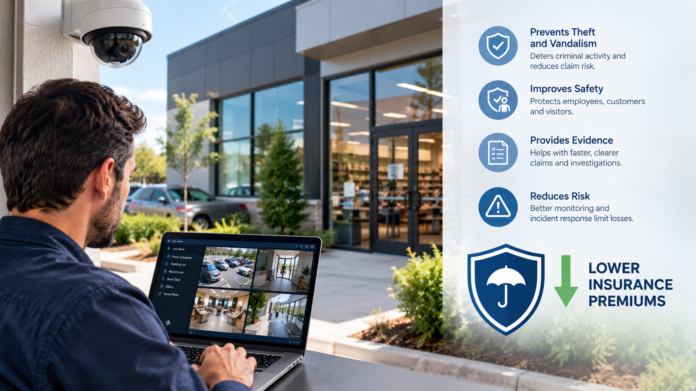 image Security Cameras Lower Business Insurance Premiums