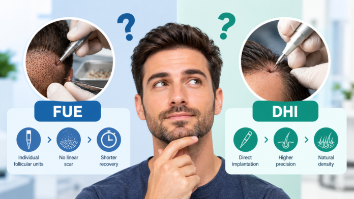 image FUE vs DHI: Which Hair Transplant Method Is Right