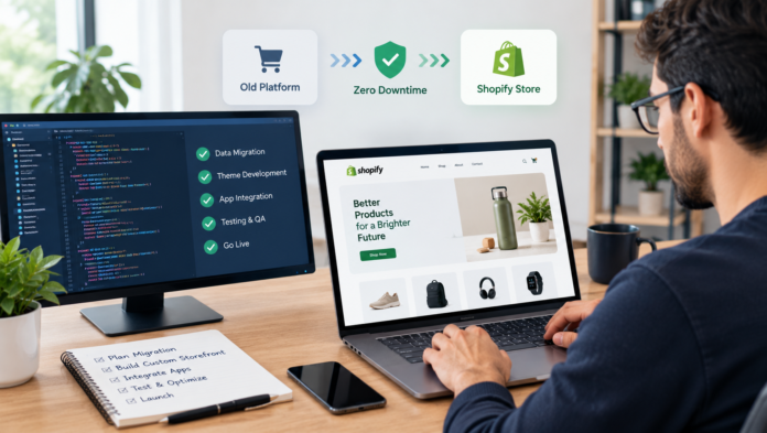 image Zero Downtime Shopify Migrations