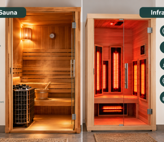 Traditional or Infrared Indoor Sauna? How to Compare the Experience and Installation Needs Traditional or Infrared Indoor Sauna